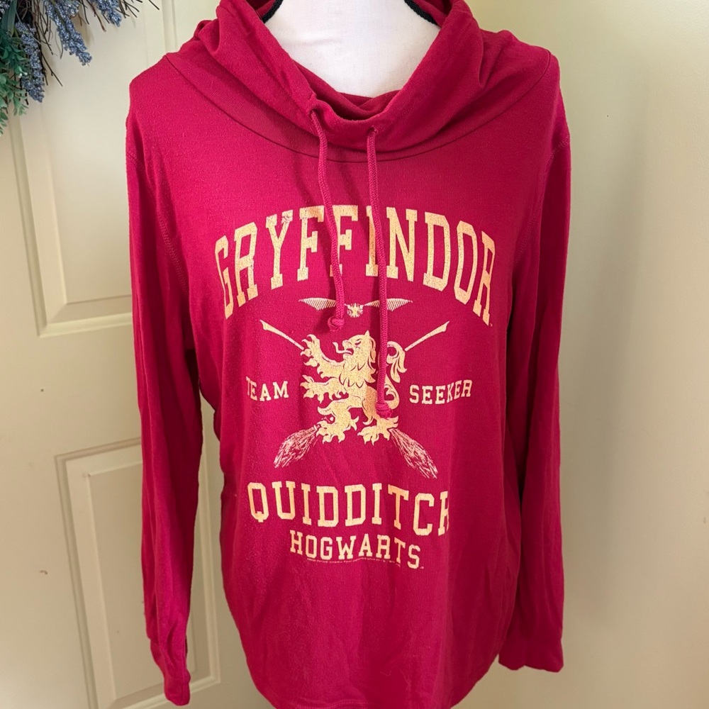 2/$20 HARRY POTTER Gryffindor Quidditch Sweatshirt size XL